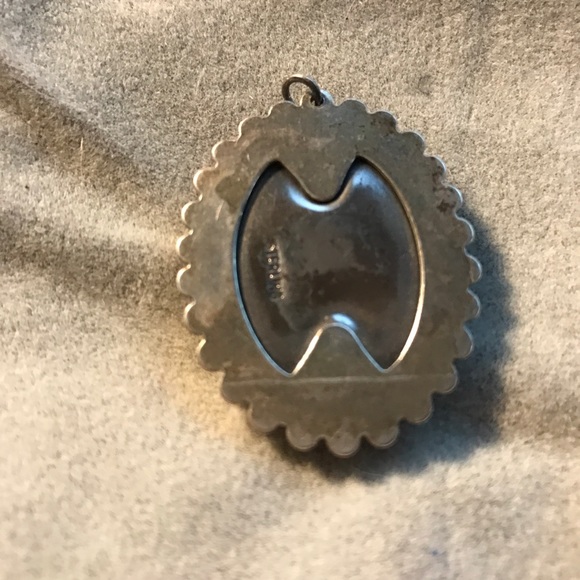 Sterling Silver turquoise pendant - Picture 3 of 3