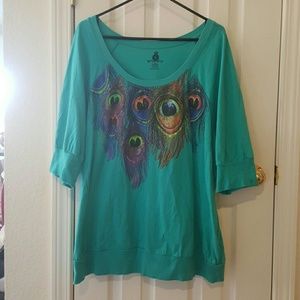 Peacock Tee