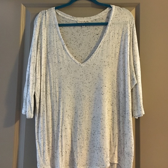 Express 3/4 length sleeve V neck