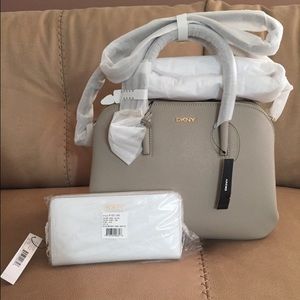 BRAND NEW DKNY- Bag (satchel/Cross) & wallet set