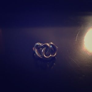 James Avery linked heart ring