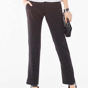 BCBGMaxAzria Tarik Stud Appliqué Trousers