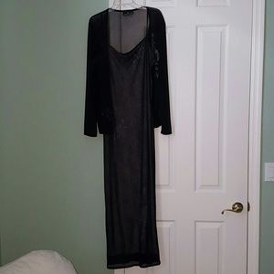 Long Black Evening Dress