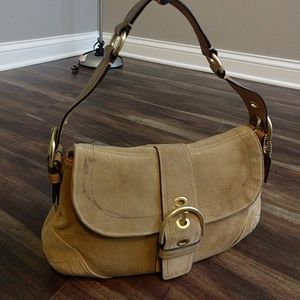Coach AUTHENTIC F060-F10193 Suede Brown