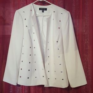 Beautiful snow-white coat