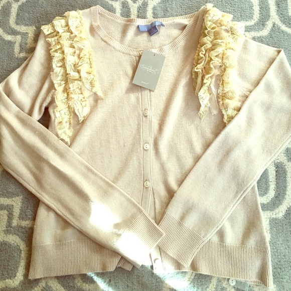 Medium Anthropolgie cardigan.