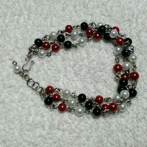 Beaded 3 strand  Bracelet