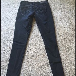 Black Levi skinny jeans