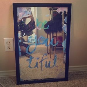 Be You Tiful mirrored wall decor