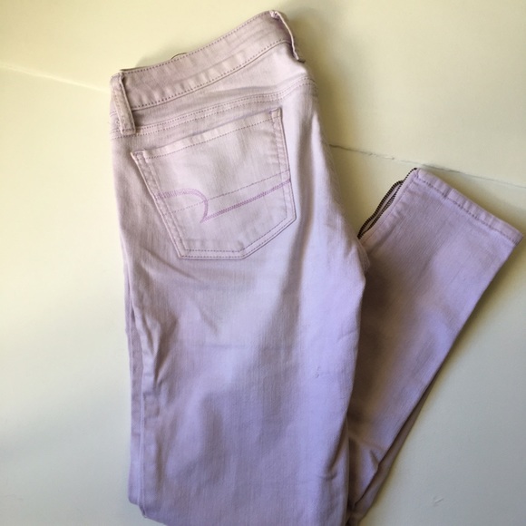 american eagle purple jeans