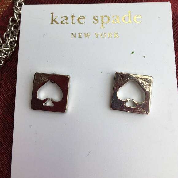 ‼️SOLD‼️♠️️Kate Spade Necklace and Earrings Set♠️️ - Picture 2 of 4