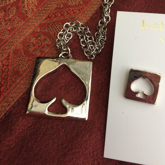 ‼️SOLD‼️♠️️Kate Spade Necklace and Earrings Set♠️️ - Picture 4 of 4