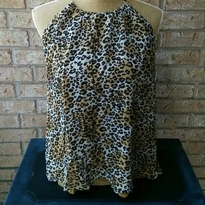 Animal Print Halter Top