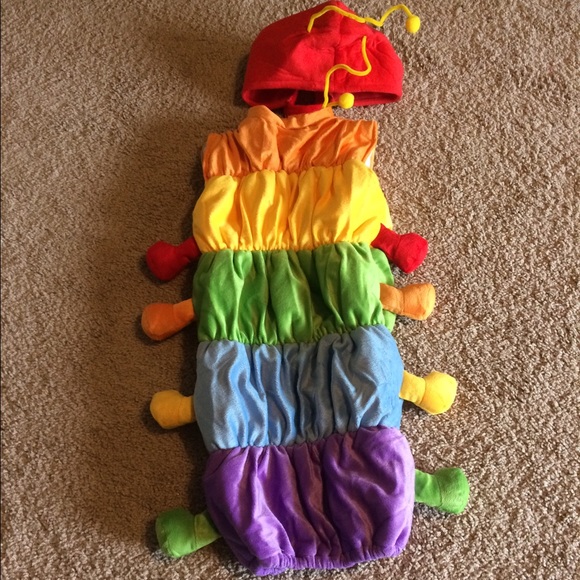 Rainbow caterpillar costume