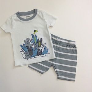 18M - Summer Shark Pajamas