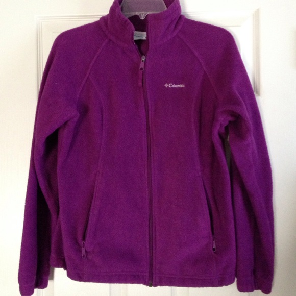 Columbia zip up fleece jacket