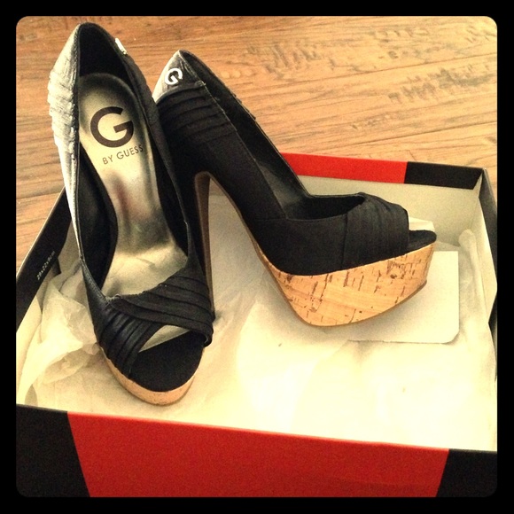 Guess Thriller Platform Heels