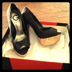 Guess Thriller Platform Heels