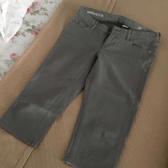 Jcrew matchstick grey cropped jeans - Picture 2 of 2