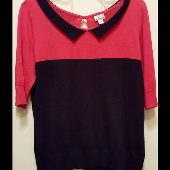 Worthington Sweaters - FINAL SALE! ❤️Pink and Black Sweater! NO OFFERS