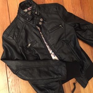 🎁Leather Bomber Jacket (faux leather)