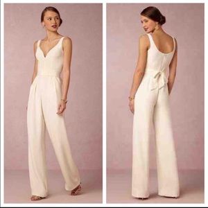 Anthropologie Jill Stuart Aurore ivory jumpsuit