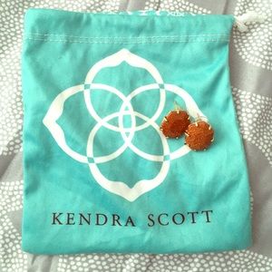 KENDRA SCOTT Morgan goldstone stud earrings