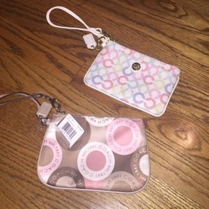 Coach wristlets