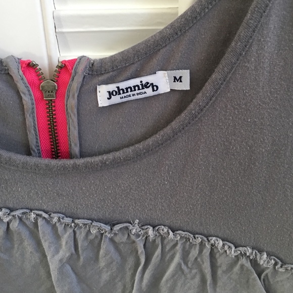 johnnie b grey ruffle top Boden - Picture 2 of 3