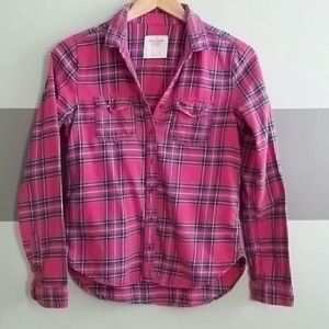 Abaercrombie and fitch flannel shirt