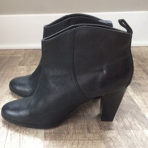 Leather Heeled Boots