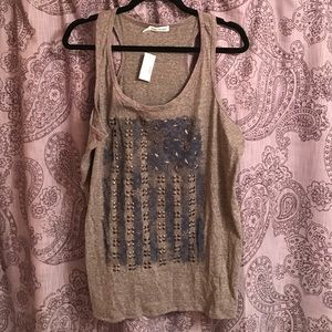 Sleeveless tank American flag