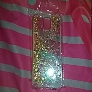 Falling hearts glitter case note 3