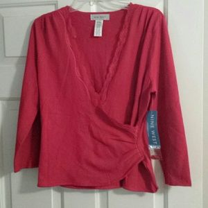 Red dressy sweater