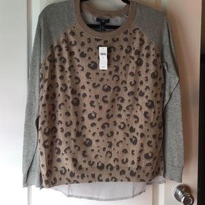 NWT Gap Leopard Print Sweater