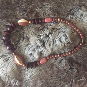 Wood necklace
