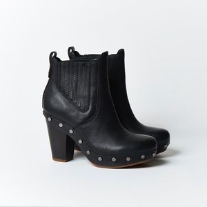 UGG | Platform Ankle Boot | Leather | Rivets