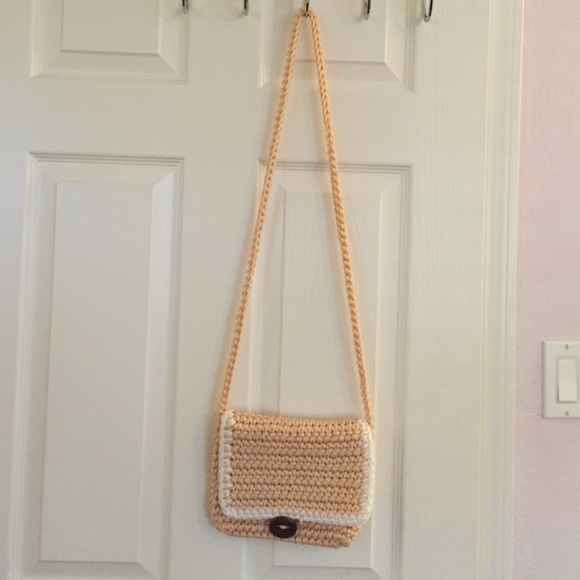 Boho crochet purse