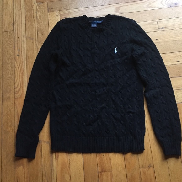 Ralph Lauren sport black sweater