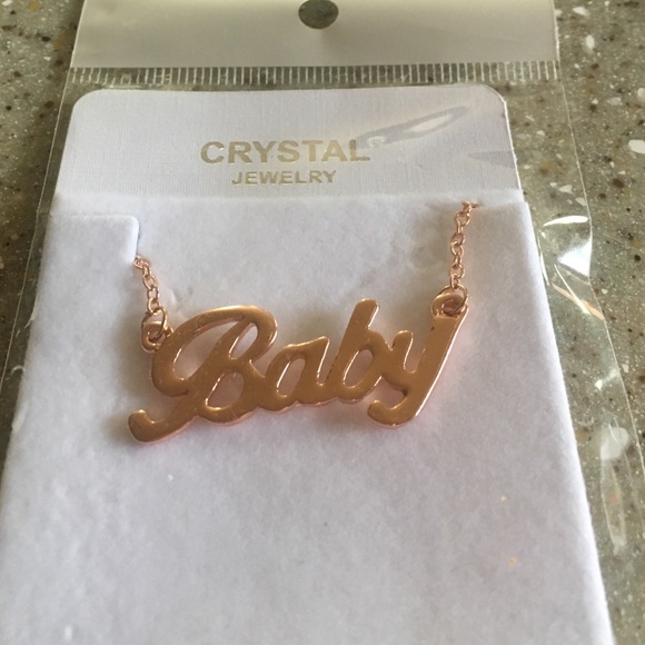 1 hr sale💕Rose Gold "Baby" Necklace - Picture 2 of 4
