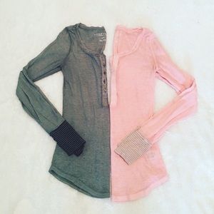 TWO Waffle printed thermals