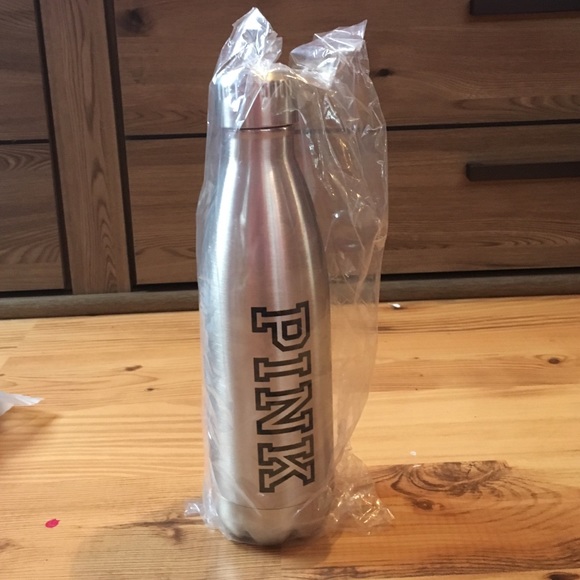 BRAND NEW Pink metal water bottle