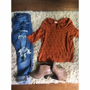 Zara woman premium denim collection ripped jeans