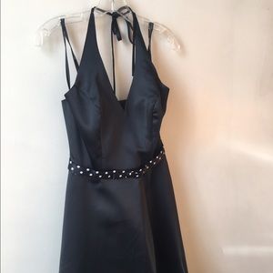 NWT Halter Dress Party Polka Dot Detail Size 6