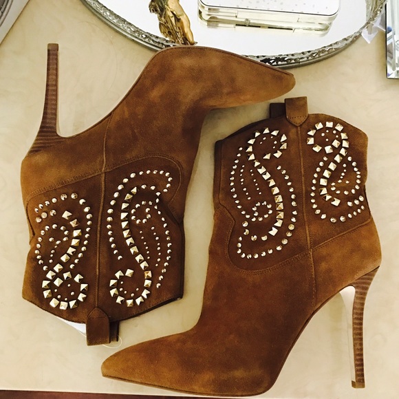michael kors studded booties