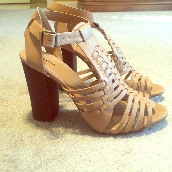 Target Caged Heels Only worn 2 Times!