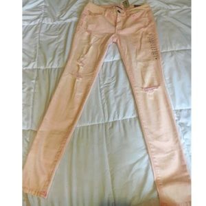 nwot peach jeggings