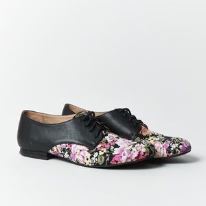 Ego and Greed, Oxford, Floral and Black Leather