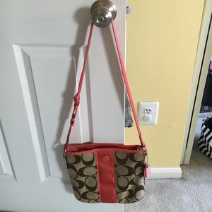 Coach cross body bag