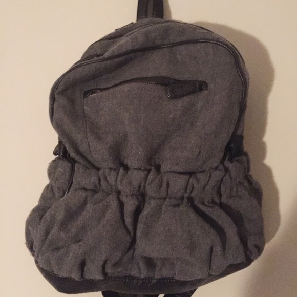 Gray backpack